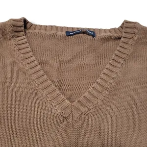 Brandy Melville Sweater One Size / Fits S/M Women's Knit Sweater V-Neck Sweater thumbnail 3