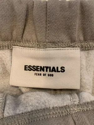 Fear Of God Essentials Charcoal Gray Sweatpants - Medium thumbnail 8