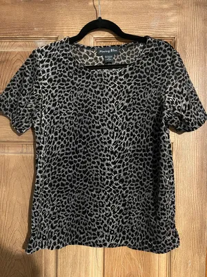 Velvet Cheetah Top Multi thumbnail 1
