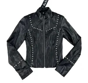 I.AM.GIA - Luther Faux Leather Jacket in Black thumbnail 1