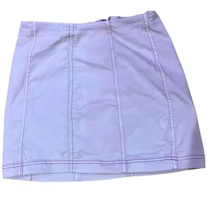 Free People Pink Denim Mini Skirt thumbnail 1