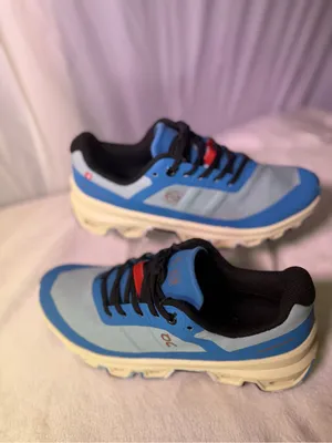 On Running Cloud Women's Aqua Blue Trail Running Shoe thumbnail 3