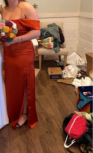 Azazie Paprika Dress Bridesmaid thumbnail 6