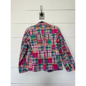 Talbots Women’s 8P Pink Patchwork Blazer Jacket Y2K 2000s Clueless Vibes thumbnail 4