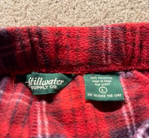 Red Plaid Pj Pants Size L thumbnail 3