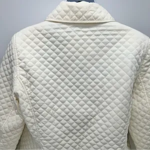 White Stag Quilted Cream Equestrian Styled Puffer Jacket- Size L (12/14) thumbnail 5