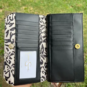 NWT Jessica Simpson Bifold Wallet Sandstone thumbnail 7