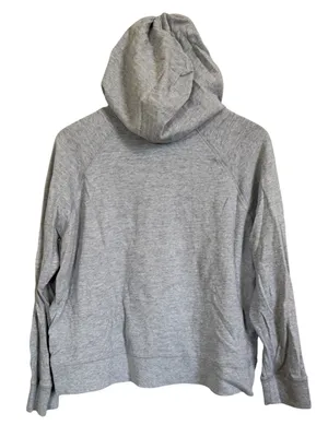 Faherty Sunwashed Organic Hoodie - Light Grey Heather Women’s Size Large thumbnail 4