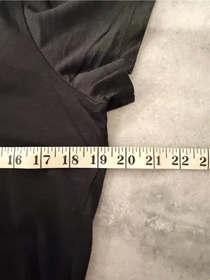 NWOT Madewell Size L Black V Neck Short Sleeve Slub Cotton Tee Shirt thumbnail 7