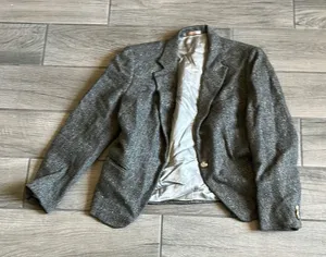Lord & Taylor Gray Blazer Modern Fit Suit Jacket thumbnail 1