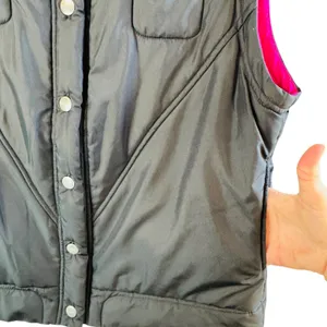 Nike Sportswear Vest Puffer Sleeveless Full Snap Black Pink L‎ Fuschia Gorpcore thumbnail 10