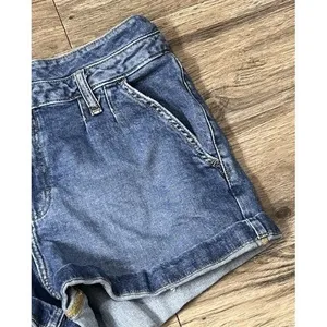 Lee‎ Double Button Denim Shorts Y2K Style Carefree Playful Summer Americana Sz 8 thumbnail 9