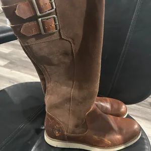 Timberland Brown Suede Leather Womens Tall Boots thumbnail 7