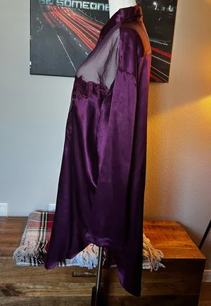 Womens M/L Vintage Victoria's Secret long sleeve nightgown thumbnail 3