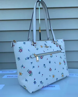 Coach Wildflower Printed Gallery Large Tote -Chalk Multi thumbnail 3