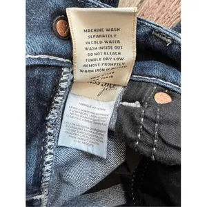 Miss Me Mid Rise Boyfriend Capri Dark Wash‎ Blue Jeans 25 Western Casual thumbnail 5