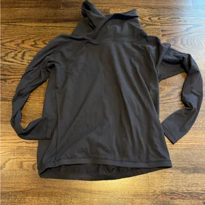 Lululemon Athletica Black Long Sleeve cowl neck Sweatshirt thumbnail 1