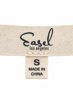 Easel Los Angeles Oversized Distressed Marled Knit Sweater Rust Brown S thumbnail 4