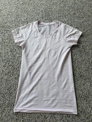 Lululemon light pink swiftly short sleeve thumbnail 2