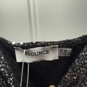 Flounce Club London Wrap Mini Size 10 Dress Metallic Y2K Indie Sleaze Retro thumbnail 12