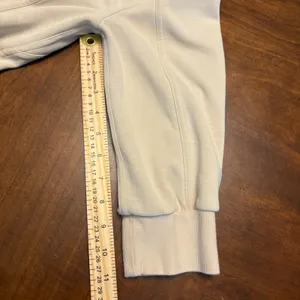Lululemon Softstreme Gathered Waist Pullover Women 6 Peach Cream LW3GG8S thumbnail 7