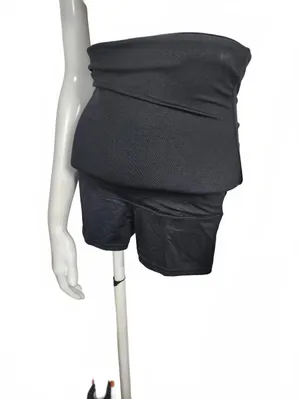 Flexees Black Shaping Shorts with High Waistband Size Small thumbnail 2