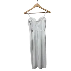 AQUA Rhinestone Embellished Strapless Crepe Midi Dress‎ Size 8 thumbnail 10