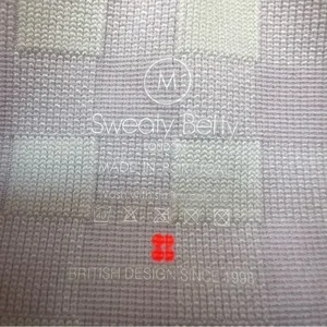 Sweaty Betty Gingham Lavender and White High-Waisted Biker Shorts Medium 8” thumbnail 9