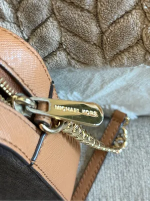 Michael Kors Brown and Tan Signature Crossbody thumbnail 5