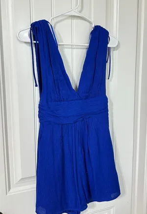 One Love Clothing Blue Romper thumbnail 1