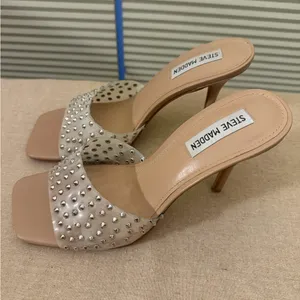Steve Madden Nude Studded Heels thumbnail 2