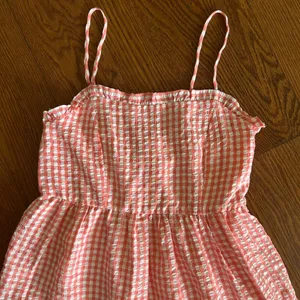 NWT Wild Fable Gingham Spaghetti Strap Mini Tiered Ruffle Dress Size Small thumbnail 7