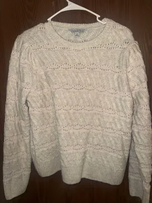 Ophelia Roe Cream Sweater thumbnail 1