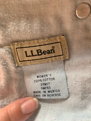 LL Bean Denim Jeans Size 20 M/T Vintage Deep Blue thumbnail 3