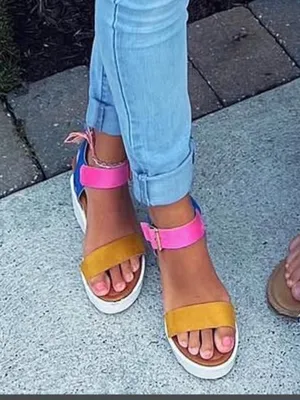 Women’s Wedges Blue Size 7 thumbnail 7