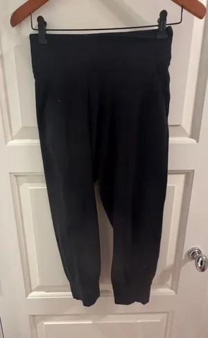 lululemon athletica Black Cropped Jogger Pants thumbnail 1