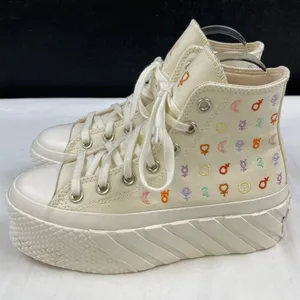 Converse Cuck Taylor Women's White Shoes/Sneakers Sz 5 SKU 4255 thumbnail 3
