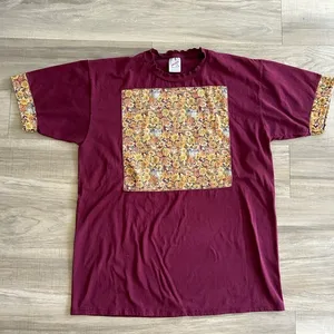Vintage Jerzees Cat Sunflower Collage Tee XL thumbnail 1