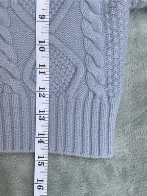 Aritzia Sunday Best Peggy Cropped Sweater grey minimalist coquette romantic 2XS thumbnail 9