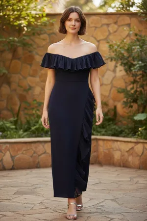Likely Aldave Dress Size 00 Navy Blue Pleated Trim Cocktail Occasion Dress NWT thumbnail 2