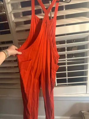 Urban Outfitters Orange Romper thumbnail 3