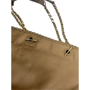 Tory Burch Marion Tote, cognac color, whipstitch leather - preloved but lots of thumbnail 11