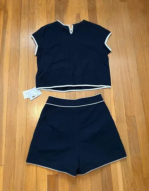 Navy Blue And White Set thumbnail 2