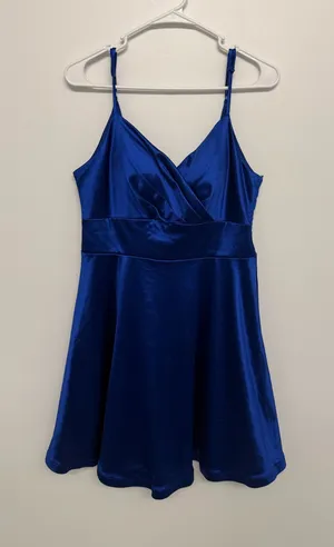 Wedding Guest Dress City Vibe Royal Blue Size 15 thumbnail 1