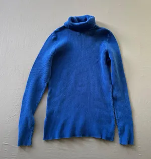 Basic Edition Rib Knit Turtleneck Sweater thumbnail 2