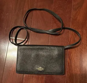 Black Coach Purse Crossbody thumbnail 1