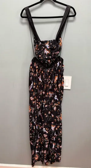 Anthropologie The Brinley V-Neck Jumpsuit Cut Out M thumbnail 6