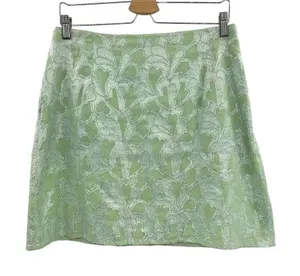 Roller Rabbit Clermont Blanche Lurex A-Line Skirt‎ in Mint Green Size Medium thumbnail 1
