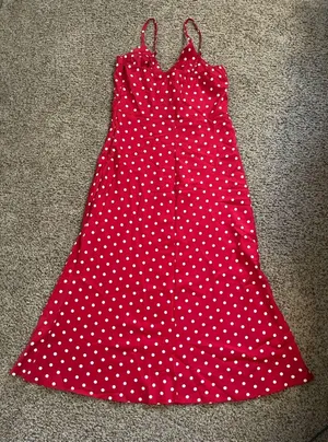 SheIn Polka dot midi dress thumbnail 2