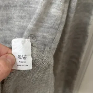 J. Crew M Lightweight‎ Gray Alpaca Wool Cardigan Sweater Minimalist Runs Small thumbnail 5